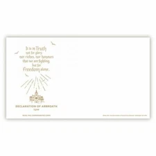 Royal Mail First Day Cover Envelope & Insert Card Declaration of Arbroath 1320