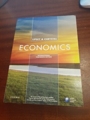 Economics - Lipsey &amp; Chrystal (International 13th edition) | eBay