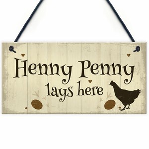 Details About Personalised Chicken Sign Funny Chicken Coop Hen House Gate Plaque Chicken Gift