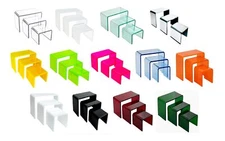 T'z Tagz 2 Inch Deep 3 Piece Acrylic Riser Display Stand Color Variation Set 2