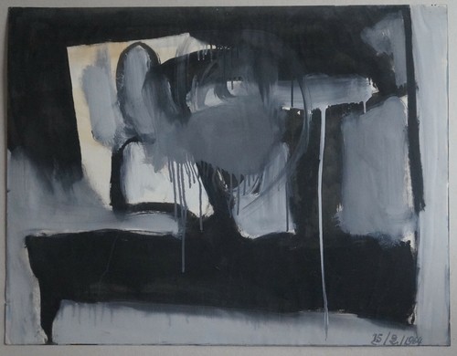 Mr. Gouillard-Vionnet (1940) Gouache - Abstract Composition 1964 - Picture 2 of 5