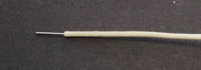 1m Kabel weiß Innenverdrahtung Gitarre Bass Textilmantel Push back wire 22AWG