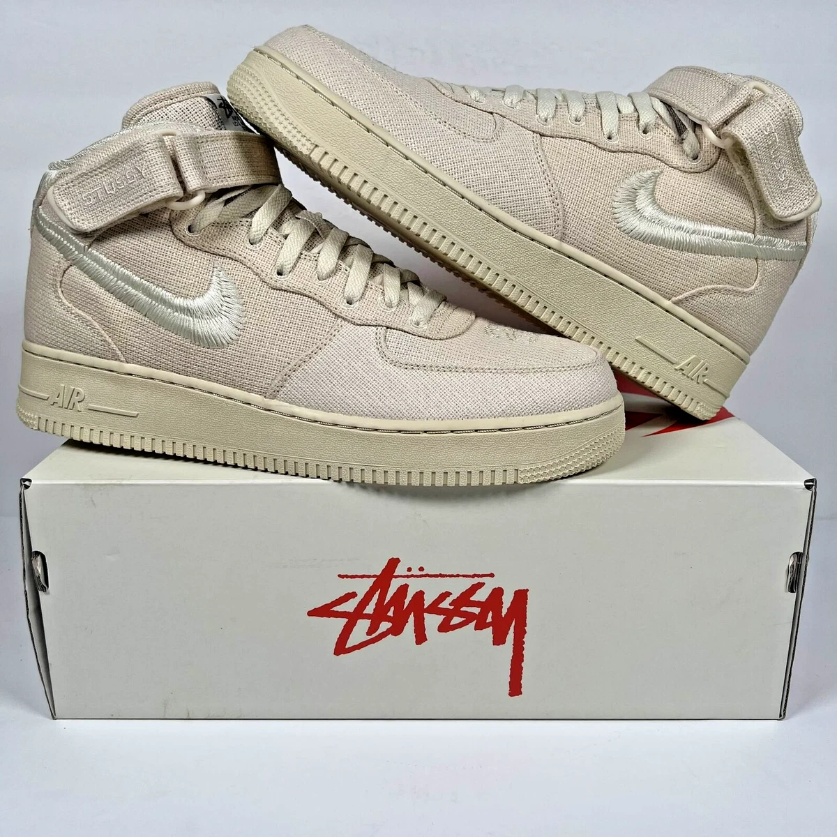 Nike Stussy x Air Force 1 Mid Fossil Just Listed 2026