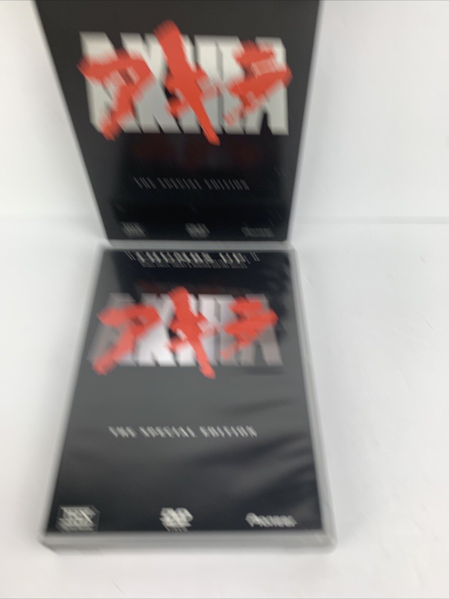 AKIRA 2 DISC SPECIAL EDITION DVD SET W/ SLIPCOVER INSERTS RATED R