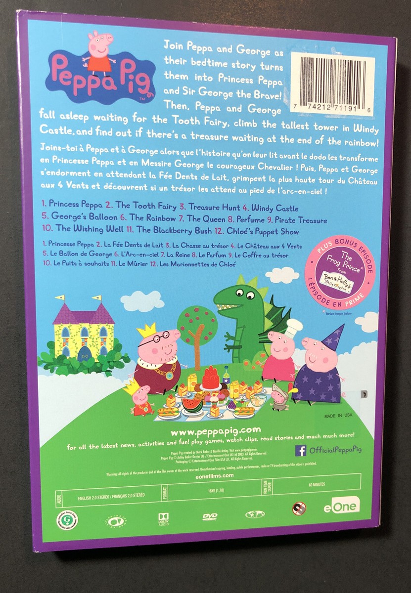 Peppa Pig Princess Peppa [ 12 Magnificent Peppasodes ] (DVD) NEW