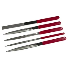 5 Piece Diamond File Set 80 MM Diamond Cut Length Jewelry Making Filing Tool