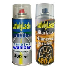 Autolackspray Set in Titansilber 354 für BMW & Klarlack a 400ml Dose  Frei BEST
