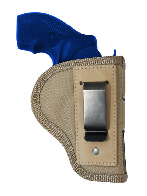 New Barsony Desert Sand Inside the Waistband Holster for Snub Nose 2'' Revolvers