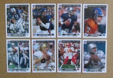1991 UPPER DECK DOMINO'S PIZZA FOOTBALL CARD SINGLES QUARTERBACK CHALLENGE PICK 