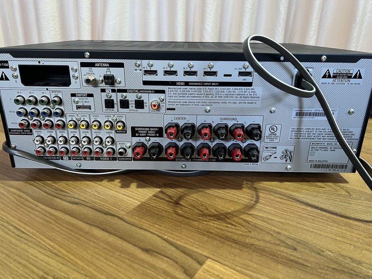Sony STR-DH810 7.1 Channel AV Receiver | Dolby Digital EX | Black