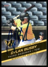 2018 West Virginia Power DYLAN BUSBY Signed Card autograph auto PIRATES SEMINOLE