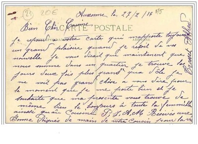 Carte Postale Ancienne Auxonne (21) Rue Lafayette - CPA 1900