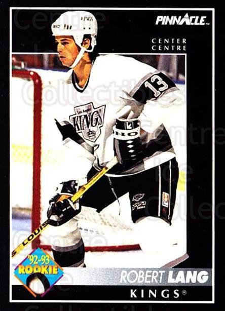1992-93 Pinnacle Canadian #411 Robert Lang