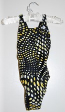 NWT adidas Performance Girls Yellow Dot Cross...