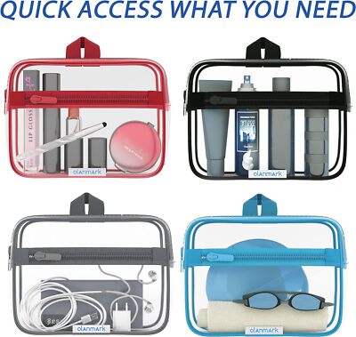 TSA Approved Toiletry Bag - 311 Clear Travel Cosmetic with Handle - Black | eBay TSA Approved Toiletry Bag - 311 Clear Travel Cosmetic with Handle - Black | eBay