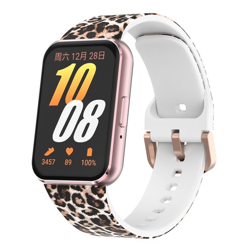 For Samsung Galaxy Fit 3 SM-R390 Printed Silicone Watch Band Replacement Strap - 第 22/22 張圖片