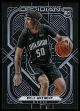 2020-21 Panini Obsidian - Cole Anthony #156 Purple Etch 36/99 RC