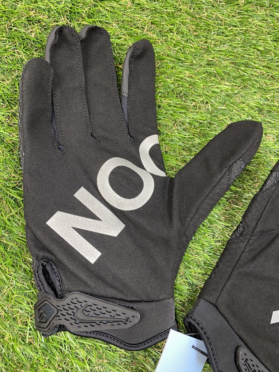 DRAKE Nocta X Nike Dri-FIT Black Football Gloves FD2116-001 Men's