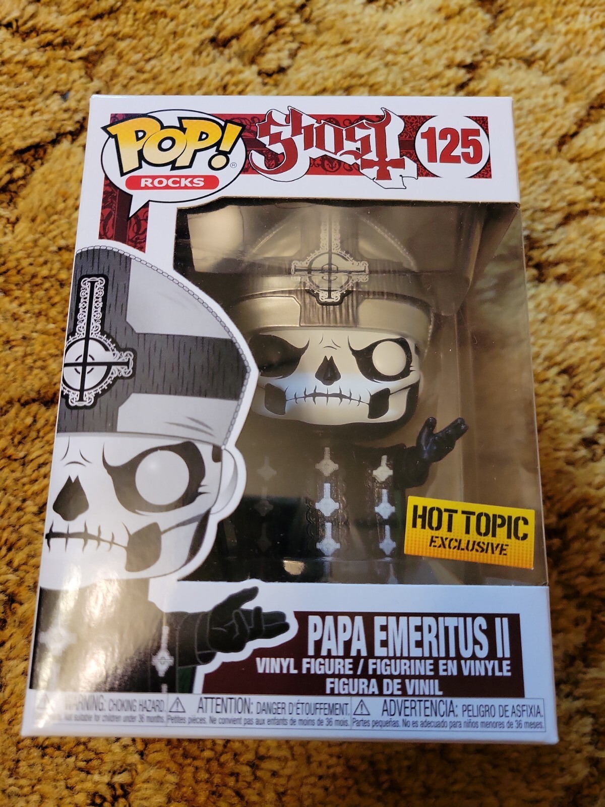 Funko Pop! Rocks Ghost Papa Emeritus Ii Hot Topic Exclusive