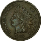 1865 Fancy 5 Indian Head Cent 1c Penny Choice XF+ Extra Fine