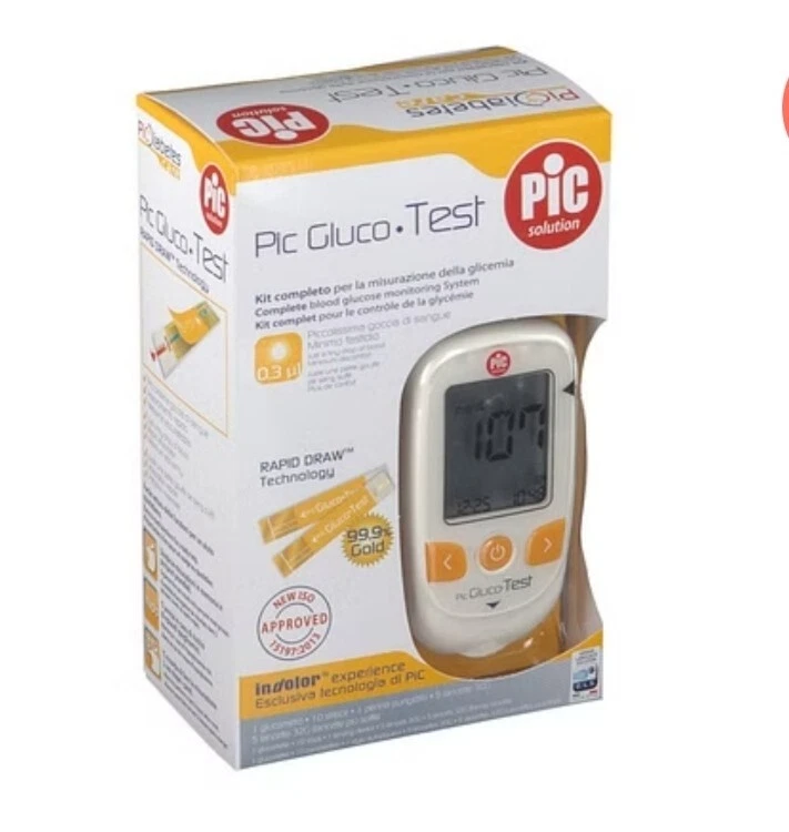 Pic Glucotest glucometro Misurazione Glicemia