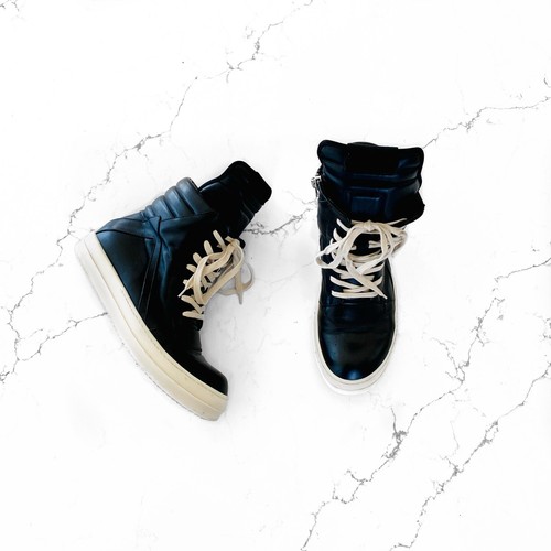 Top Sneakers Men 41 Black Leather 