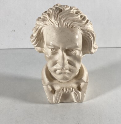 Casea signierte Büste von Beethoven 9 cm sehr guter Zustand kostenloser Versand