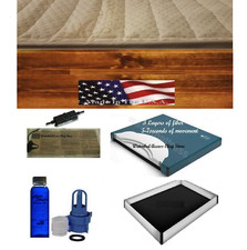Super Single Semi Wave Waterbed Mattress W Bamboo Zipper Cover Liner Heater Super Single Semi Wave Waterbed Mattress W Bamboo Zipper Cover Liner Heater