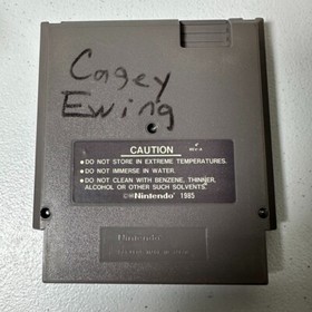 VINTAGE Top Gun Second Mission NES Nintendo Game Authentic Cartridge Original