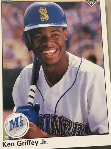 KEN GRIFFEY JR. 1990 Upper Deck #156Mariners RARE SPELLING ERROR CARD - Photo 1 sur 2