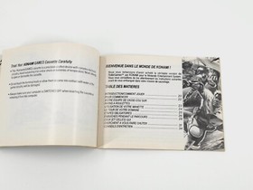 Rollergames Nintendo NES-U5-FRA Instruction Booklet Manual