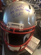 JSA Adam Vinatieri Autographed Full Size Replica Helmet Signed 2 Inscription 382