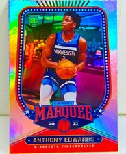 Anthony Edwards 2020-21 Chronicles Basketball Marquee Refractor Rookie Card #254