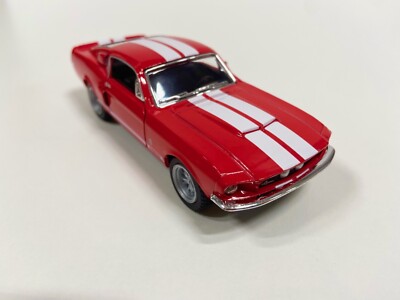 Kinsmart Ford Mustang Shelby GT-500 1967 rot/weiß  Klassiker Oldtimer ,,NEU  