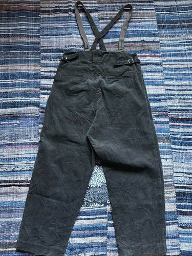 KAPITAL Olive Green Corduroy Overalls with suspenders Size 2 Medium for Men's - Picture 9 of 9