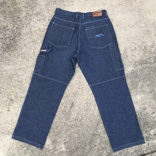 Vintage Rocawear Raw Blue Denim Baggy Carpenter Jeans Men’s 38x33 VTG 90s - Picture 2 of 9