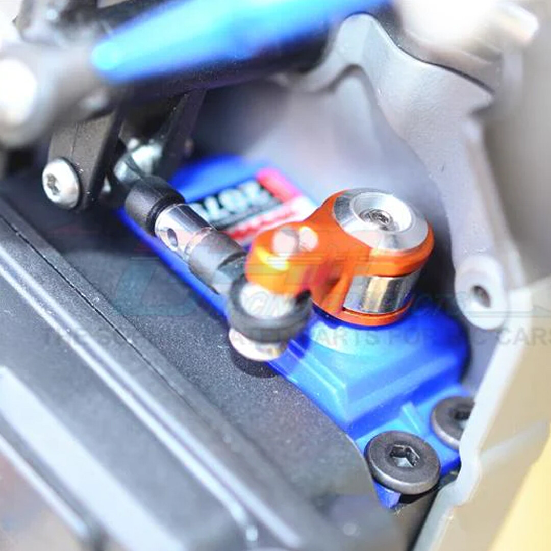Alu Servo Saver + Lenkgestänge Für Traxxas 4-Tec 2.0/3.0 – 6-teilig, Rot, Präzise Lenkung