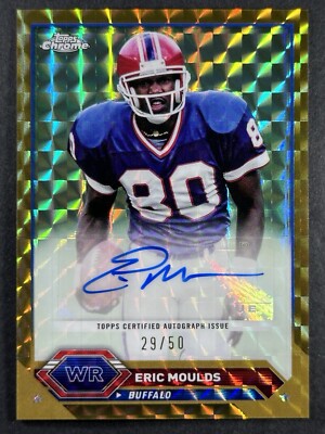 2023 Topps Composite Chrome Eric Moulds Auto Gold Geometric /50