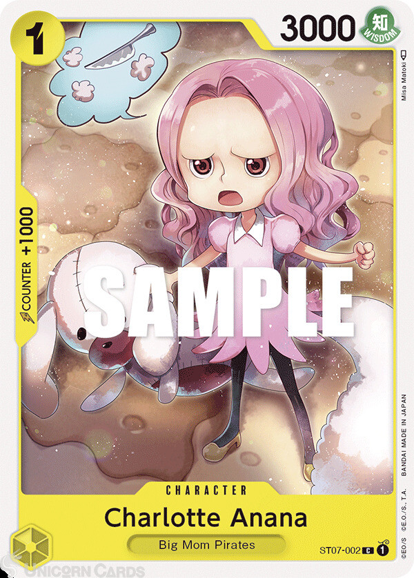 ST07-002 Charlotte Anana :: Common One Piece TCG Card :: ST07: Starter Deck: Big