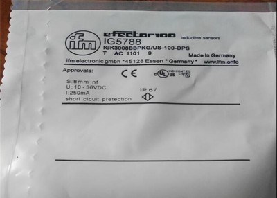 1PC IFM Proximity Switch IG5788 New #A6-35*