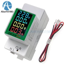 Digital Power Energy Voltmeter Ammeter Watt Kwh Power Meter Range AC50-300V 100A