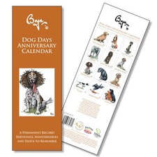Dog Days Anniversary Calendar by Bryn Parry. A permanent record of special dates