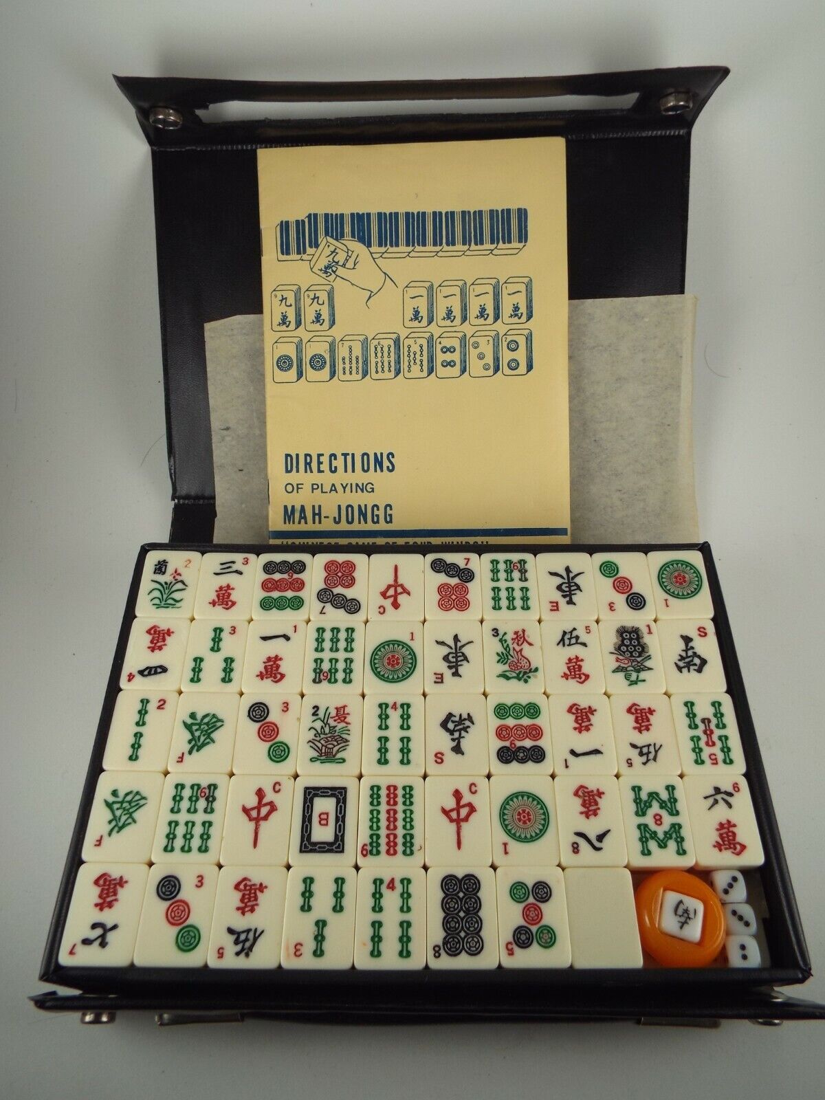 Traditional Mahjong Set with Instructions