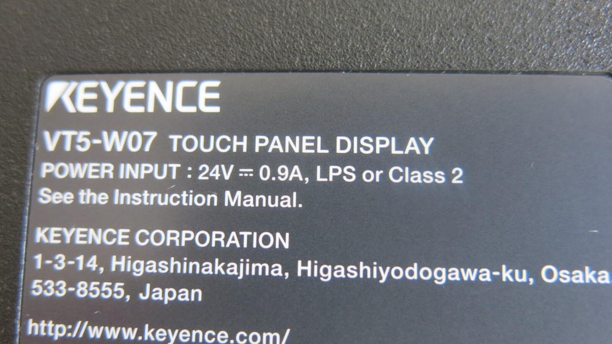 KEYENCE VT5-W07 | eBay KEYENCE VT5-W07 | eBay
