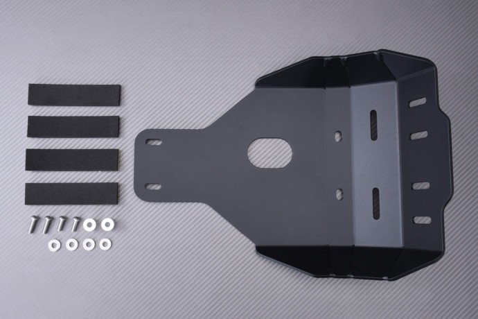 Plaque dérapage alu KAWASAKI KX450 SR protection de carter noire