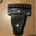 Don Hume Basket weave Handcuff Case Nickel Snap 12 Ammo Pocket — photo 2