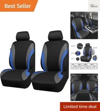 Line Rider Sporty Front Seat Covers Blue Car Seat Covers Two Front Seats Onl...