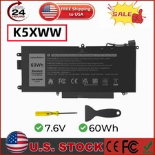 K5XWW Battery For Dell Latitude 7389 7390 L3180 5285 5289 Series 2-in-1 60Wh