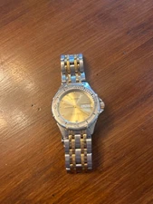 Stainless steel Krieger watch unisex vintage rare medium luxury.