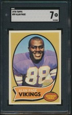 1970 TOPPS FOOTBALL #59 ALAN PAGE RC SGC 7 NM HOF ROOKIE